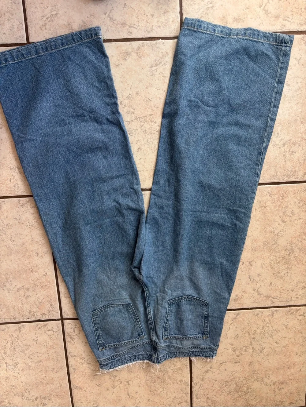 Gap baggy mid  rise Wide Leg High-Rise Women’s Jeans in Light Blue 27/4